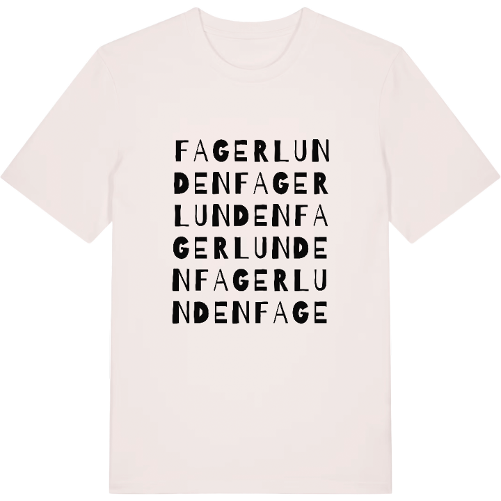 Fagerlunden ordlek t-shirt – t-shirt från PinShirt