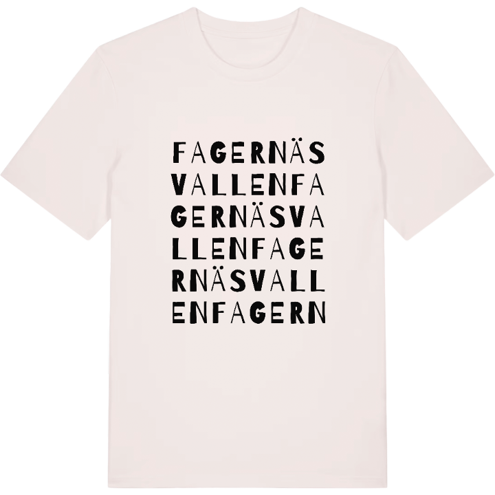 Fagernäsvallen ordlek t-shirt – t-shirt från PinShirt