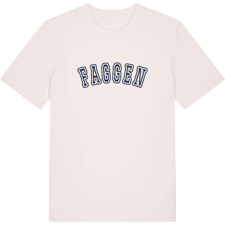 Faggen college t-shirt – t-shirt från PinShirt