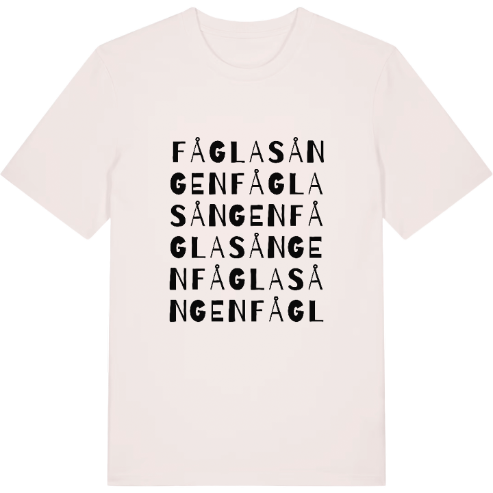 Fåglasången ordlek t-shirt – t-shirt från PinShirt