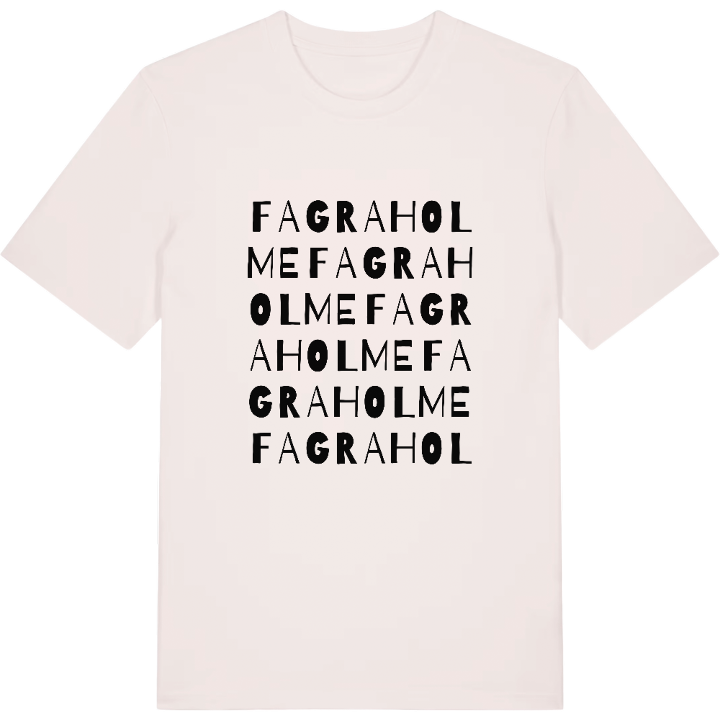 Fagraholme ordlek t-shirt – t-shirt från PinShirt