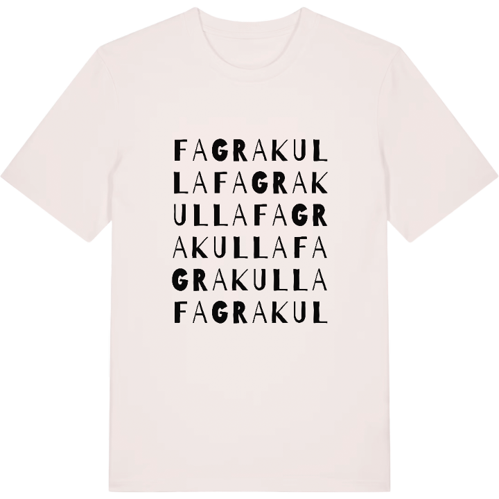 Fagrakulla ordlek t-shirt – t-shirt från PinShirt