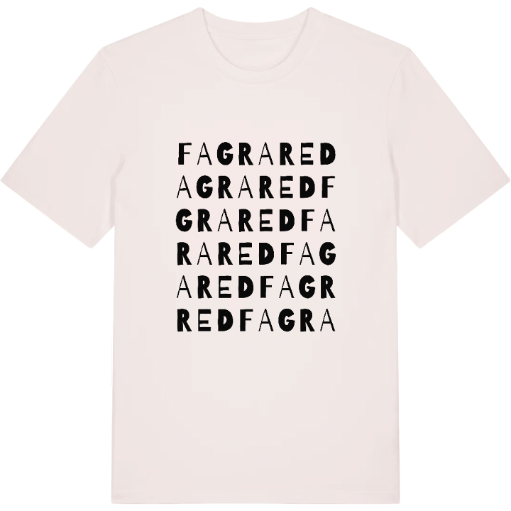 Fagrared ordlek t-shirt – t-shirt från PinShirt