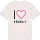 Jag älskar Fägrilt t-shirt stort tryck