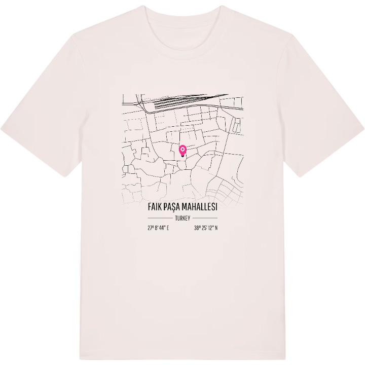 Faik Paşa Mahallesi karta t-shirt – t-shirt från PinShirt