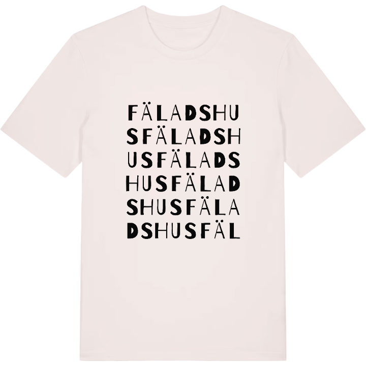 Fäladshus ordlek t-shirt – t-shirt från PinShirt