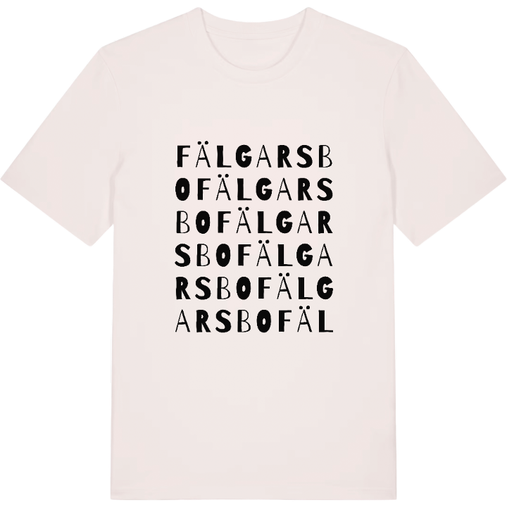 Fälgarsbo ordlek t-shirt – t-shirt från PinShirt