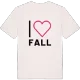 Jag älskar Fall t-shirt stort tryck