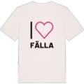 Jag älskar Fälla t-shirt stort tryck