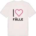 Jag älskar Fälle t-shirt stort tryck