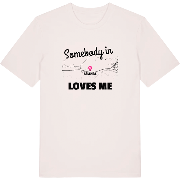 Någon i Fållnäs älskar mig t-shirt – t-shirt från PinShirt
