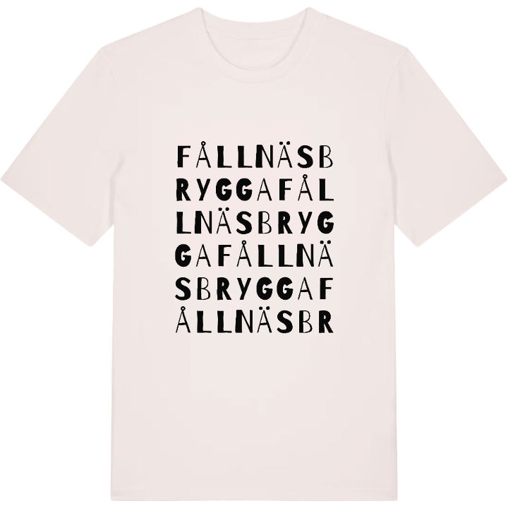 Fållnäs brygga ordlek t-shirt – t-shirt från PinShirt
