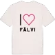 Jag älskar Fälvi t-shirt stort tryck