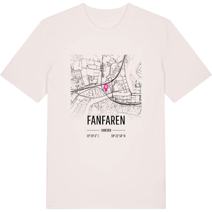 Fanfaren karta t-shirt – t-shirt från PinShirt