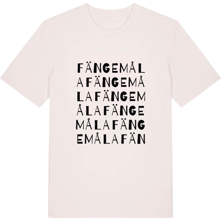 Fängemåla ordlek t-shirt – t-shirt från PinShirt