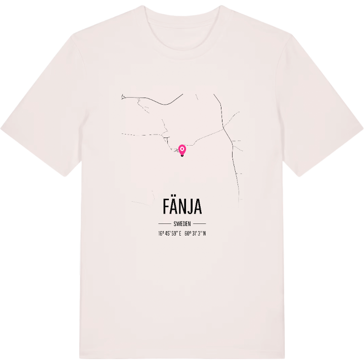 Fänja karta t-shirt – t-shirt från PinShirt