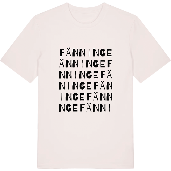 Fänninge ordlek t-shirt – t-shirt från PinShirt