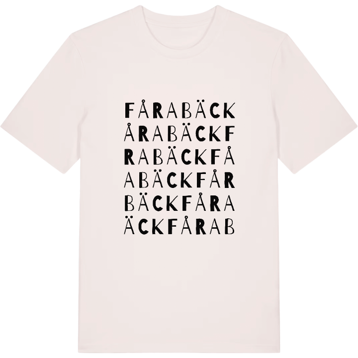 Fårabäck ordlek t-shirt – t-shirt från PinShirt