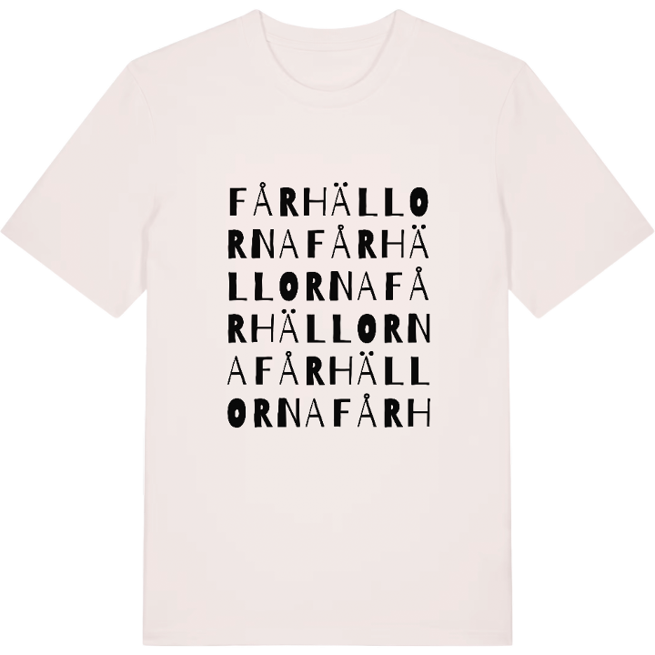 Fårhällorna ordlek t-shirt – t-shirt från PinShirt