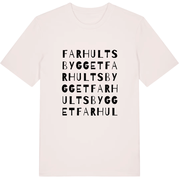 Farhultsbygget ordlek t-shirt – t-shirt från PinShirt