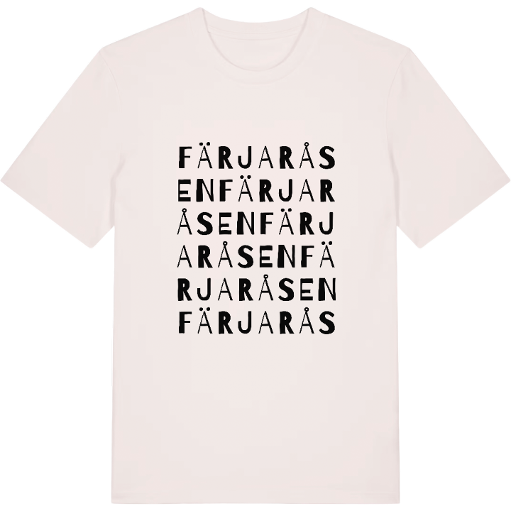 Färjaråsen ordlek t-shirt – t-shirt från PinShirt
