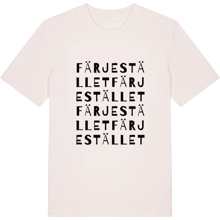 Färjestället ordlek t-shirt – t-shirt från PinShirt