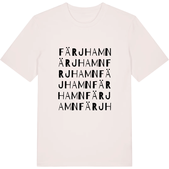 Färjhamn ordlek t-shirt – t-shirt från PinShirt