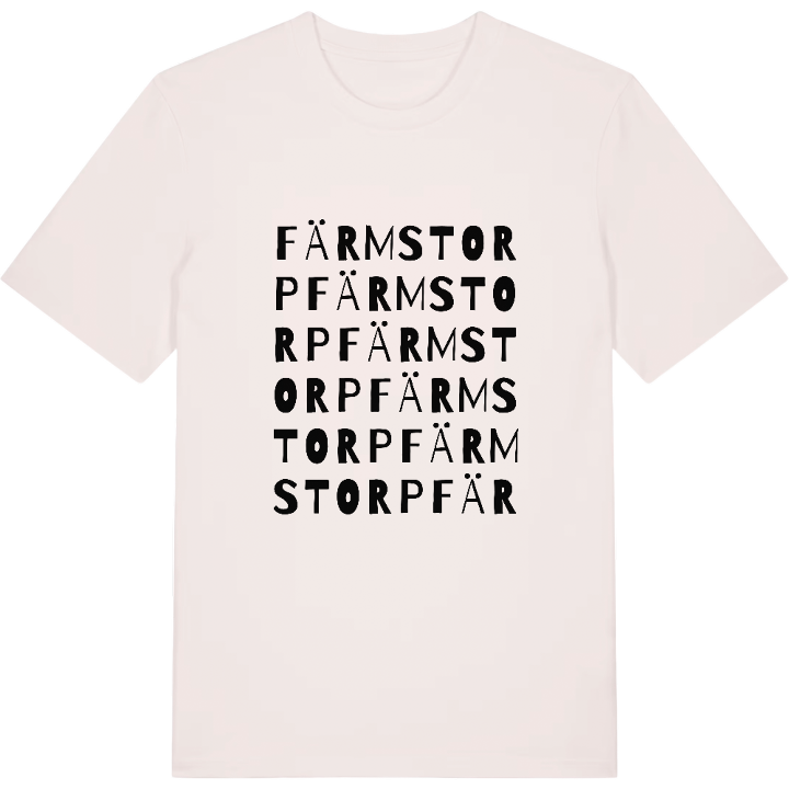 Färmstorp ordlek t-shirt – t-shirt från PinShirt