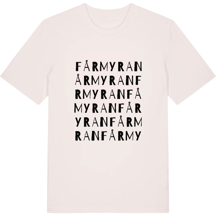 Fårmyran ordlek t-shirt – t-shirt från PinShirt