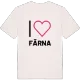 Jag älskar Färna t-shirt stort tryck