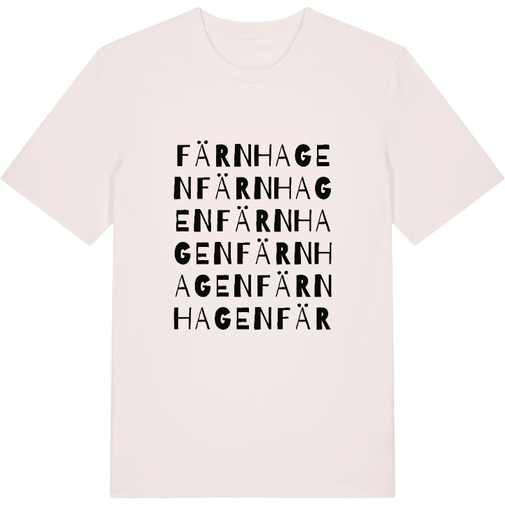 Färnhagen ordlek t-shirt – t-shirt från PinShirt