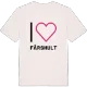 Jag älskar Fårshult t-shirt stort tryck