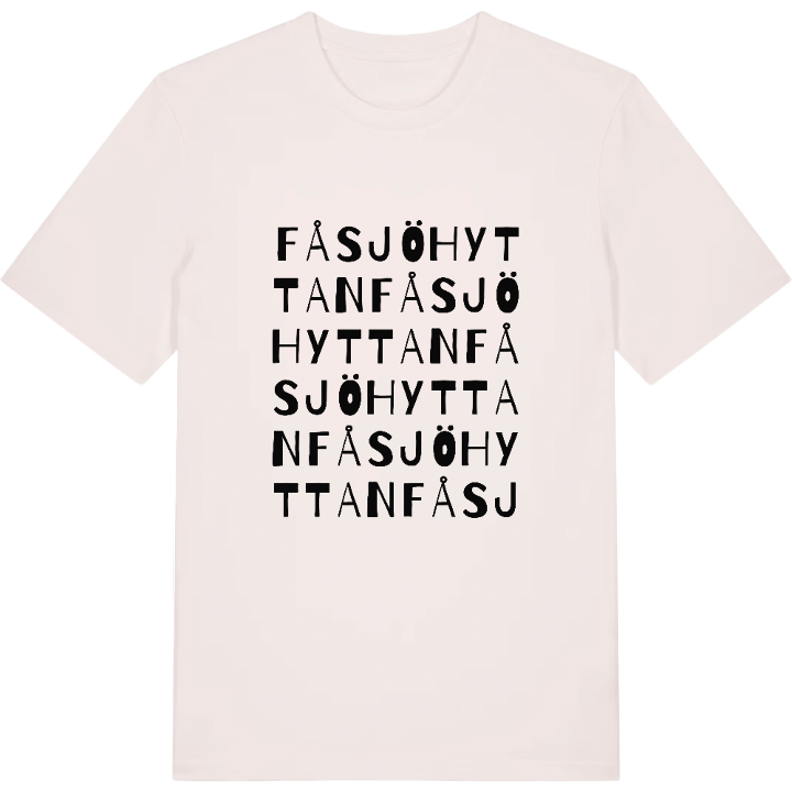 Fåsjöhyttan ordlek t-shirt – t-shirt från PinShirt
