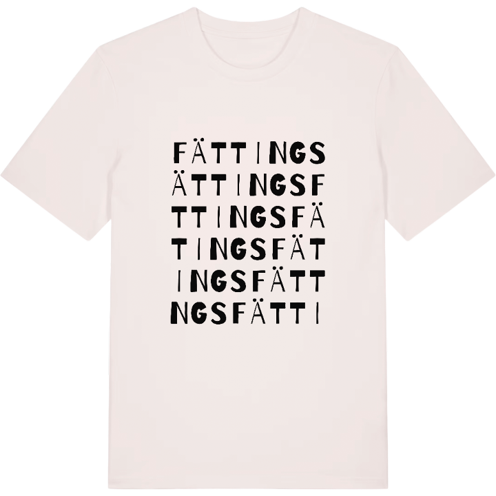 Fättings ordlek t-shirt – t-shirt från PinShirt