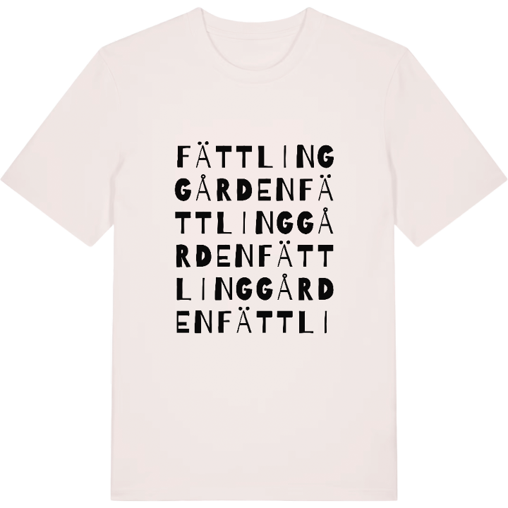 Fättlinggården ordlek t-shirt – t-shirt från PinShirt