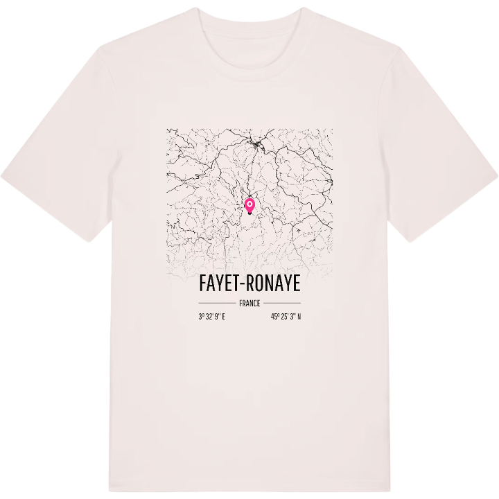 Fayet-Ronaye karta t-shirt – t-shirt från PinShirt