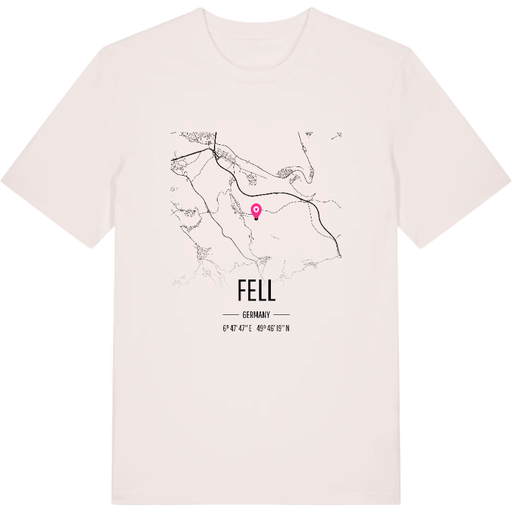Fell karta t-shirt – t-shirt från PinShirt