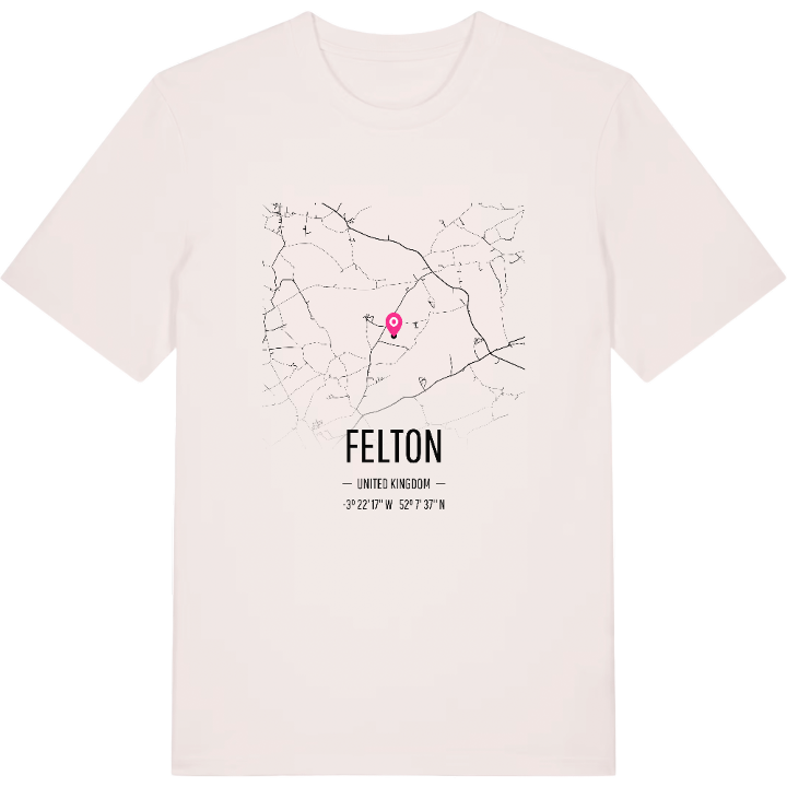 Felton karta t-shirt – t-shirt från PinShirt