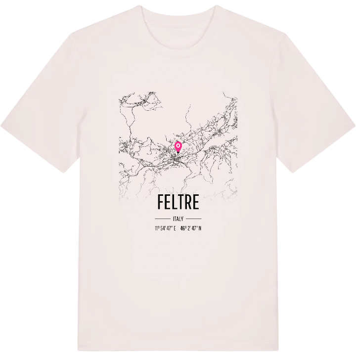 Feltre karta t-shirt – t-shirt från PinShirt