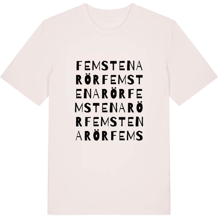 Femstena Rör ordlek t-shirt – t-shirt från PinShirt