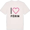 Jag älskar Férin t-shirt stort tryck