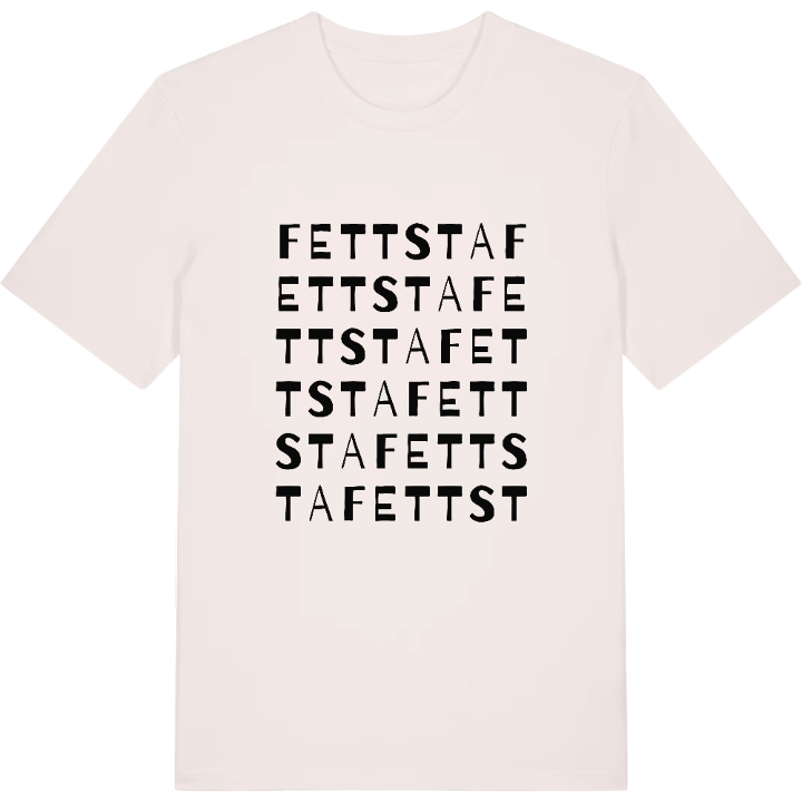 Fettsta ordlek t-shirt – t-shirt från PinShirt