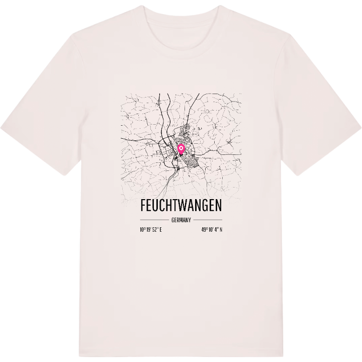 Feuchtwangen karta t-shirt – t-shirt från PinShirt