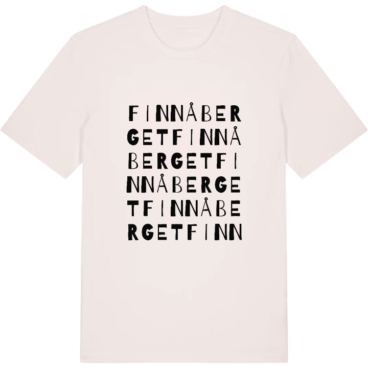 Finnåberget ordlek t-shirt – t-shirt från PinShirt