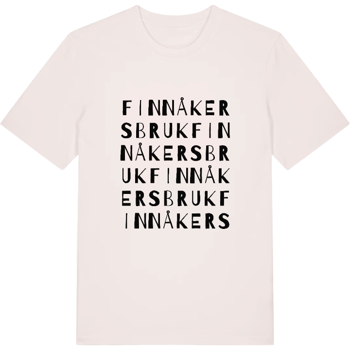 Finnåkers bruk ordlek t-shirt – t-shirt från PinShirt