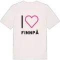 Jag älskar Finnpå t-shirt stort tryck