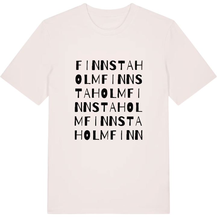 Finnstaholm ordlek t-shirt – t-shirt från PinShirt