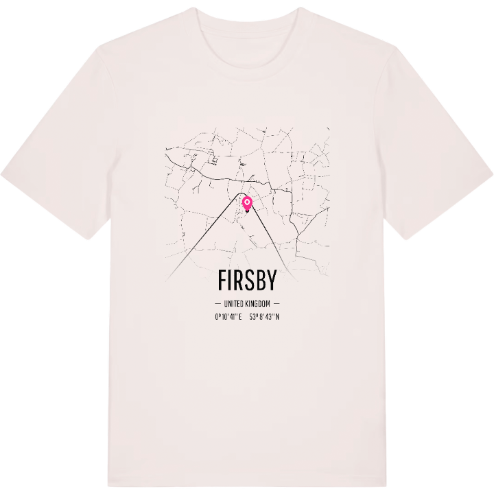 Firsby karta t-shirt – t-shirt från PinShirt