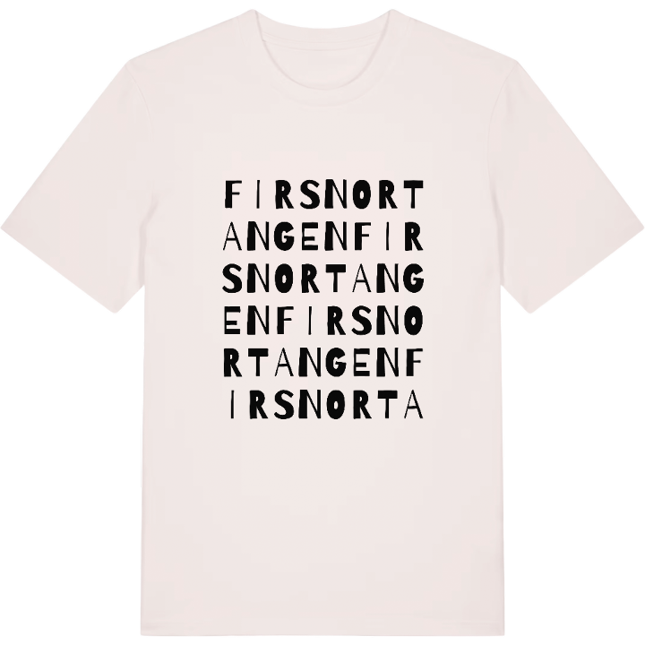 Firsnortangen ordlek t-shirt – t-shirt från PinShirt