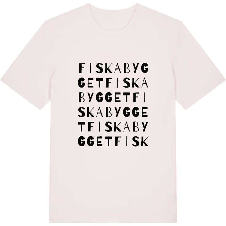 Fiskabygget ordlek t-shirt – t-shirt från PinShirt
